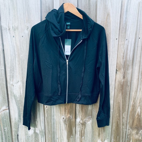 wild fable Tops - Wild Fable : Black ZIP Up Hoodie wild fable Tops - Wild Fable : Black ZIP Up Hoodie